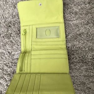 Liz Claiborne green wallet.